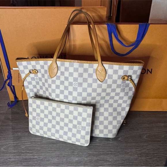 SOLD ON FACEBOOK MARKETPLACE FLouis Vuitton Neverfull MM with Pochette - Picture 11 of 16